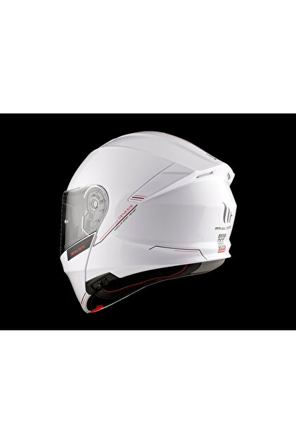 MT Helmets KASK MT GENESİS SV A2 ÇENE AÇILIR PARLAK BEYAZ - Fiyatı
