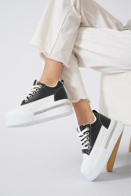 Women's Thick Sole Stone Sneakers