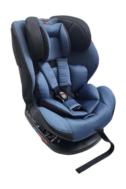 مقعد سيارة أمان يدور 360 درجة مع ISOFIX وحزام علوي من عمر 0 إلى 12 عامًا تقريبًا