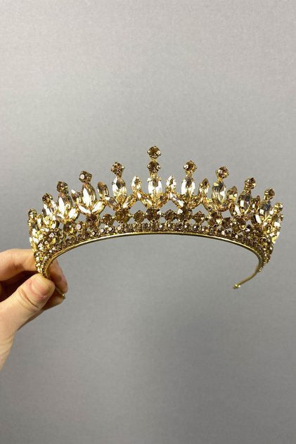 Pedro Stoned Bridal Henna Crown