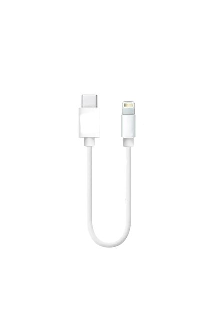 20cm Kısa USB Type-C Hızlı Şarj Kablosu - iPhone 10-11-12-13-14-15- Pro Max Uyumlu (2A/12W)