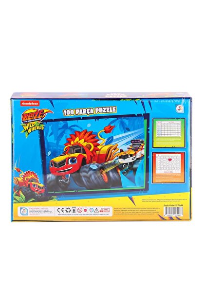 LAÇO KİDS BL0048 Blaze Monster Machines 100 Parça Puzzle