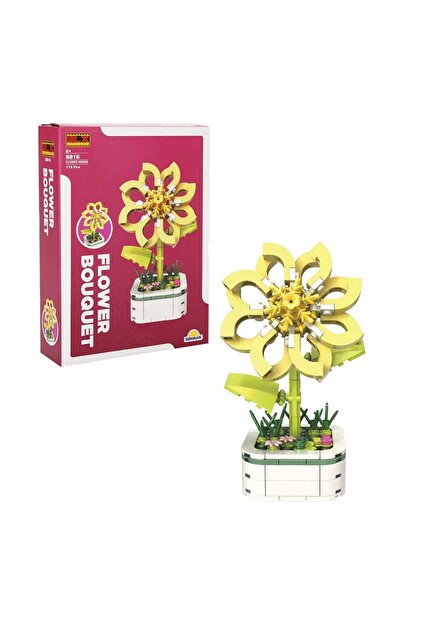Sunman BLX Flower Set Orkide Dekoratif Çiçek Model Blok Yapım Seti