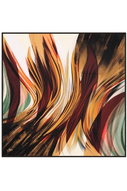 90X90 Aker Polyester Tivil Eşarp