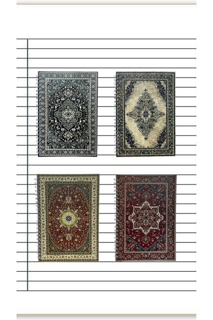 A5 Spiralli Çizgili Defter 4’lü Set – 50 Yaprak – Karton Kapak – Okul Defteri