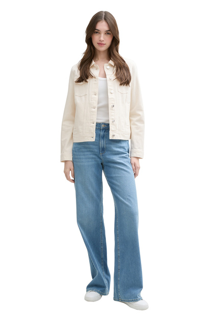 Farbige Jeansjacke