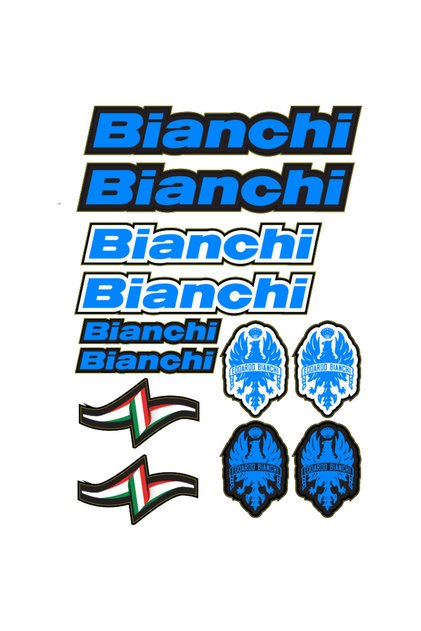 BİSİKLET KADRO STİCKER BİANCHİ BİSİKLET KADRO STİCKER SETİ 04 Uyumlu