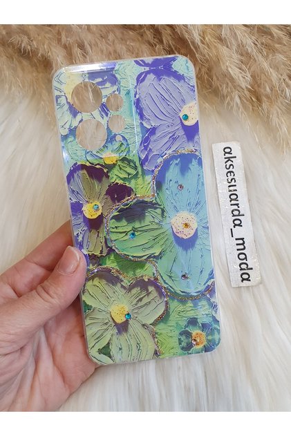 Xiaomi Redmi Note 12 4g Compatible Hologram Flower Case