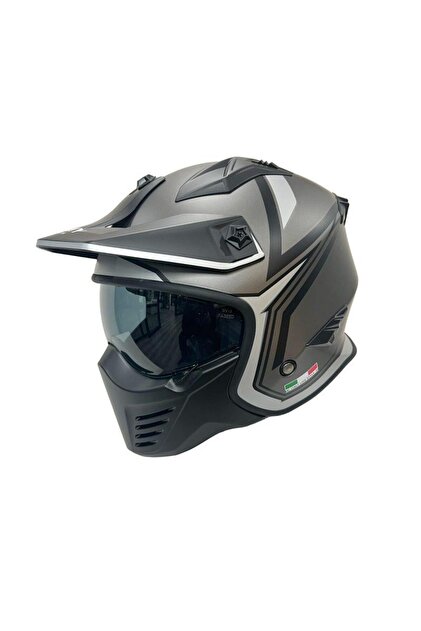 Sway 726x Kask Tokyo Tıtanıum Whıte Black - Fiyatı, Yorumları