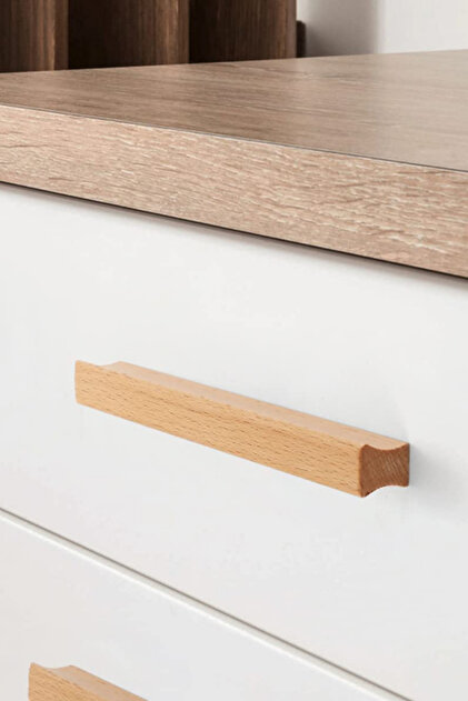 Cabinet Handle, 256 Mm, (25.6 cm), Kitchen Cabinet Handles, Wooden Handle, Drawer Handle, Handle,