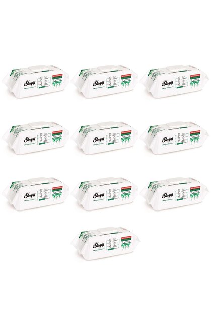 Easy Clean Sirke Karbonat Beyaz Sabun Katkılı Yüzey Temizlik Islak Havlusu - 100'lü 10 Paket