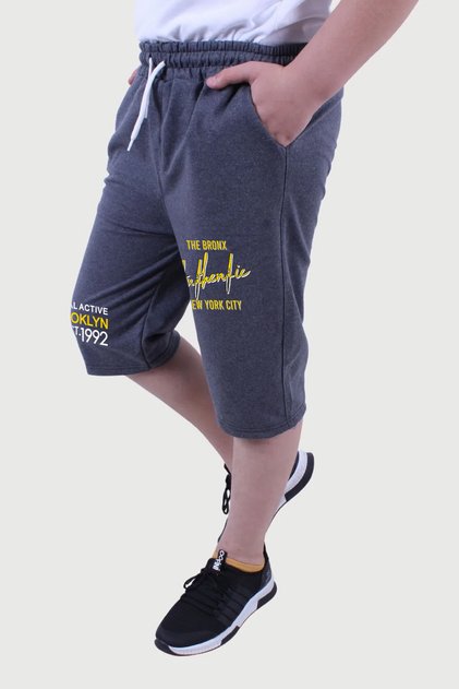 Fyk Kids Authentic Broklyn Printed, Boy Capri & Shorts