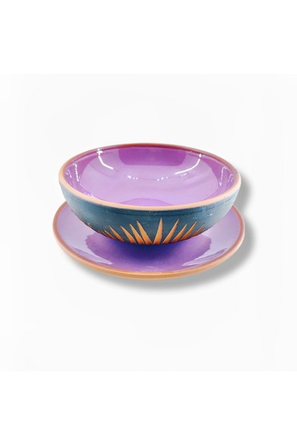 Patterned Soup Bowl