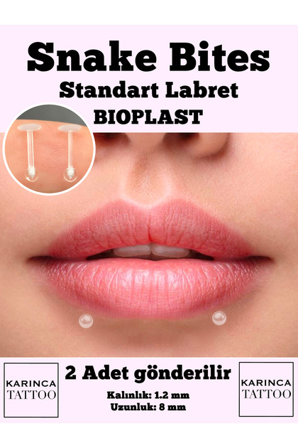 Snake Bites Piercing (2 adet)