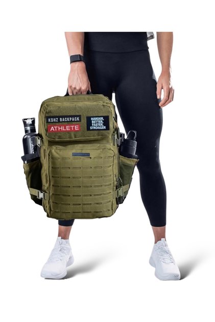 Pro 3.0 Army Green 25L Small Sırt Çantası 3 Adet Patch