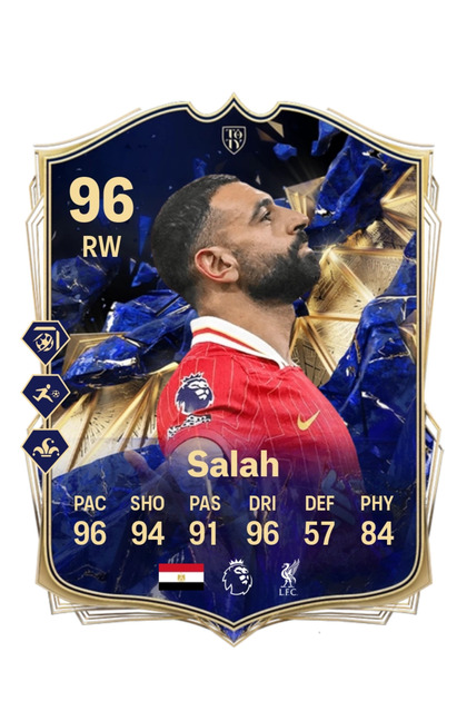 BERKANTTP Mohamed Salah Fc 25 Toty Fut Card- Trendyol