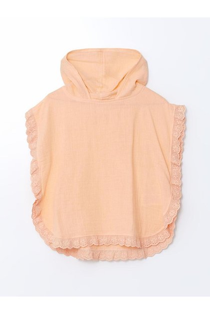 Lcw Baby Hooded Baby Muslin Poncho