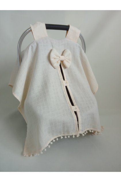 100% Cotton Muslin Stroller Cover