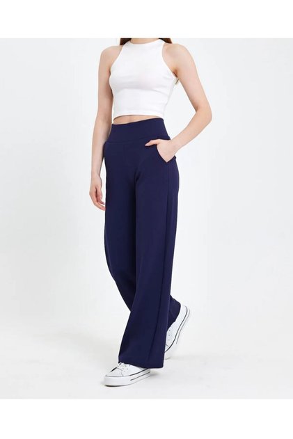 İnci Wears Korsaj Kemerli Cepli Palozzo Pantolon