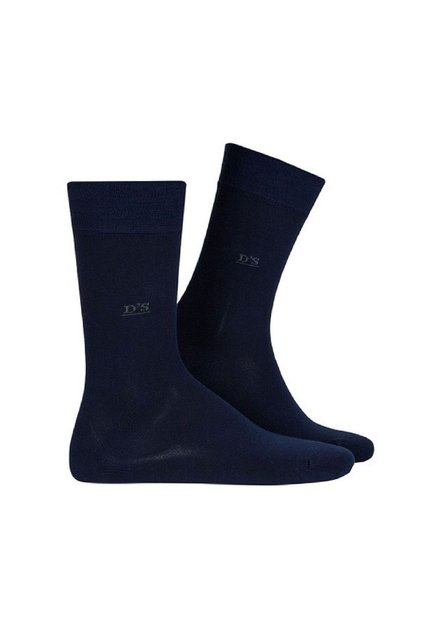 Men's Bamboo Socks Plain Navy Blue 40-44