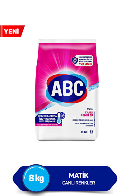 abc ABC Toz Deterjan Renkliler 8 kg Fiyatı, Yorumları - Trendyol