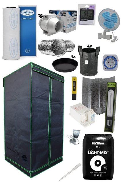 100x100x200 Bitki Yetiştirme Kabin Seti Hid