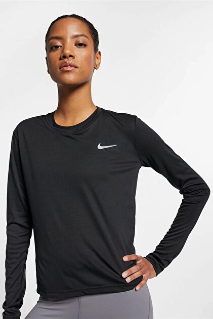 nike running miler long sleeve top