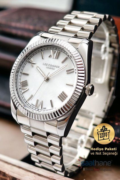 Original Natural Mother of Pearl Dial Silver Steel Women's Wristwatch