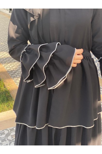 Fırfırlı abaya