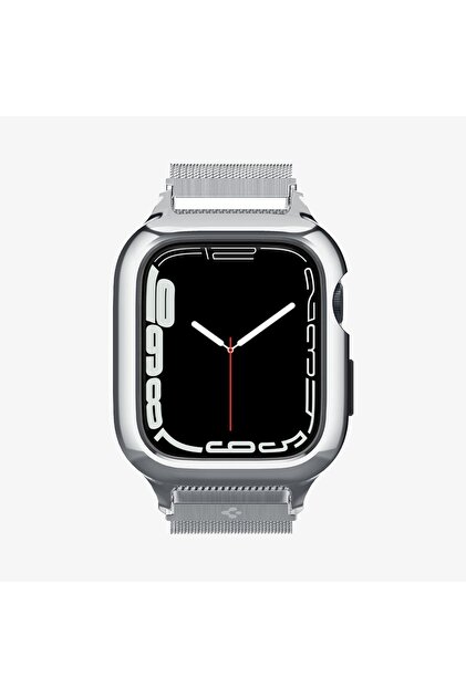 Spigen Apple Watch 41mm (Seri 9/8/7) Kılıf & Kordon Kayış Metal