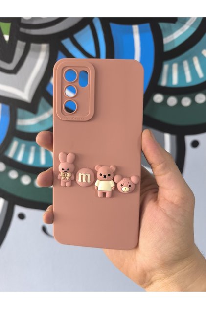 Oppo A16 Ayıcıklı Silikon Kılıf