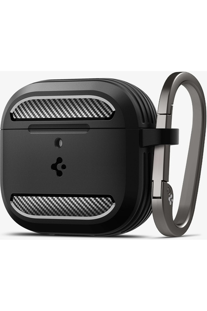 Airpods 4 Generation - Husă Rugged Armor Matte Black Acs08642