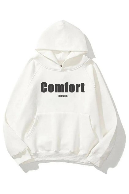 Unisex 3-Thread Hooded Hoodie - 100% Cotton, Printed Comfort Sweatshirt
