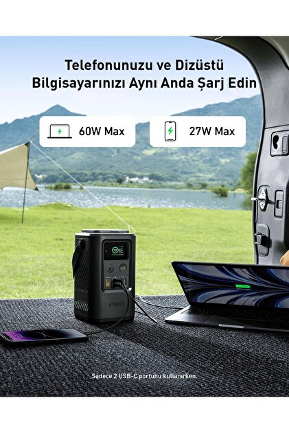 Anker 548 Powerbank 60000mAh PowerCore Reserve Taşınabilir Hızlı