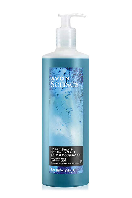 Avon Senses Ocean Surge Nane ve Deniz Kokulu Saç ve Vücut için