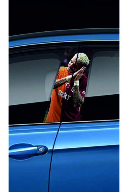 Car Door Post Cover Foil (Right Left Set) (2 Pieces) - 22X52 cm