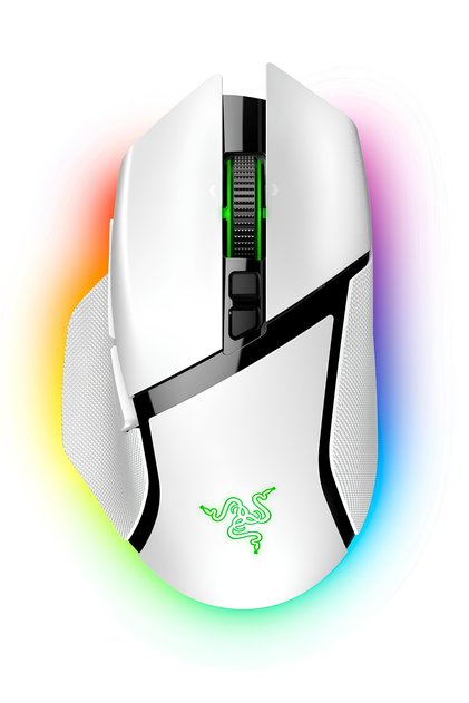 Basilisk V3 Pro Rz01-04620200-r3g1 Beyaz Rgb Kablosuz Optik Gaming (OYUNCU) Mouse