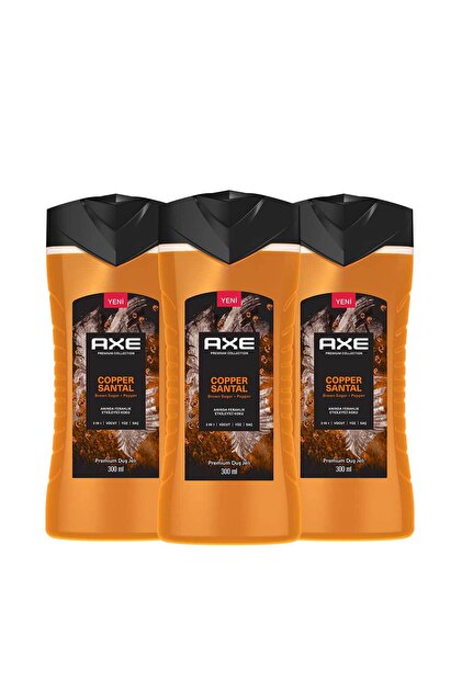 Axe Premium Collection Duş Jeli Copper Santal 3 In 1 Vücut Saç Yüz