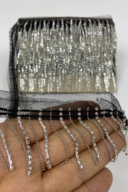 Beyoğlu Stone Chain Accessory Fringe Tassel 1 Mt