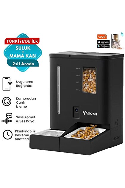 Yasomi Du-f03v Smartpaw 2si1 Arada Akıllı Otomatik Mama Ve Su Kabı