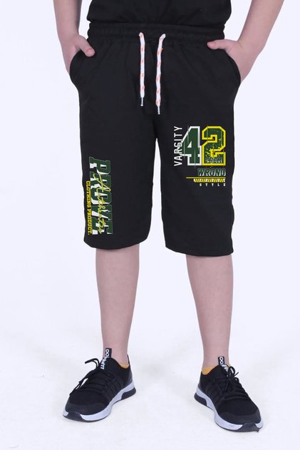 Wrong Printed Boy's Double Pocket Capri