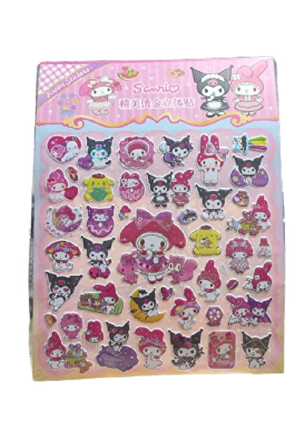 FuryaTedarik 45'li Kuromi My Melodiy Sticker Etiket Seti - Fiyatı