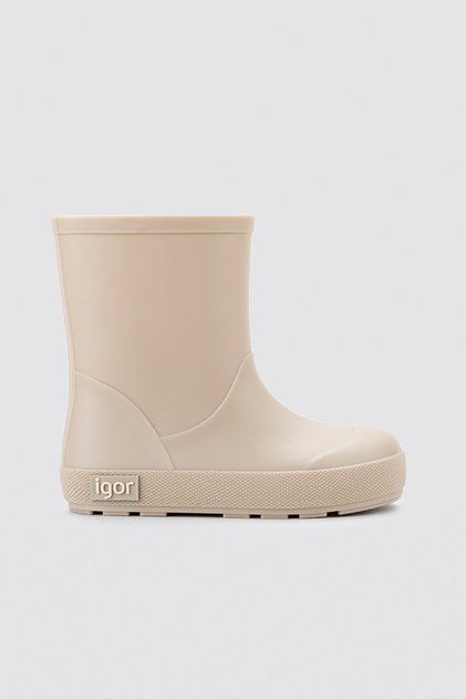 Unisex Yoga Kids Waterproof Boots - Beige