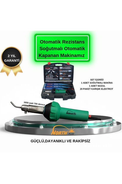 NORTH PLAS PROFESYONEL OTOMATİK REZİSTANS SOĞUTMALI PLASTİK KAYNAK