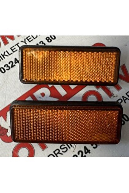 MOTORKİT MK MOTOSİKLET ÖN REFLEKTÖR TAKIM SARI KT - CG - KUBA ÇİTA