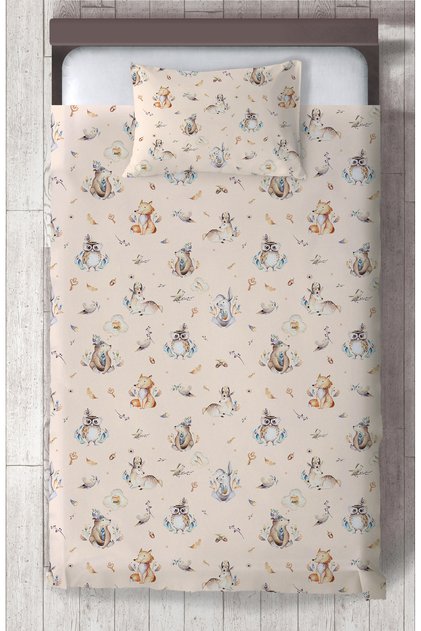 BABY AND KIDS ROOM Animal Kingdom Patterned Bedspread