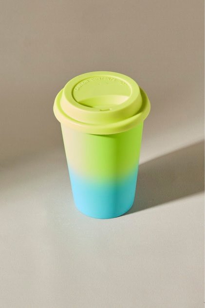 Soft Touch Travel Mug 300 ml Yellow