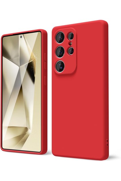 حافظة Galaxy s25 ألترا جراب كاميرا Galaxy s25 Ultra محمي بغطاء سيليكون ملون وناعم غير لامع