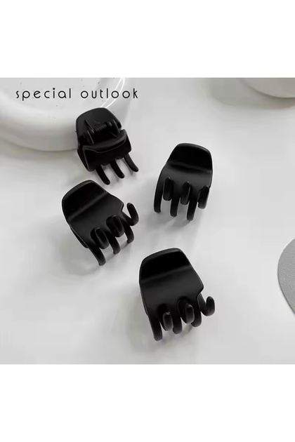 Women's 2'Cm Black Latch Buckle Set 4 Pieces
