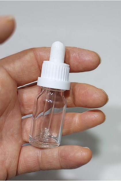 10 Cc Cam Damlalıklı Amber Şişe [10 Cc=10ml X 3 Adet] / Ecza Şişesi / Dropper şişe beyaz renk